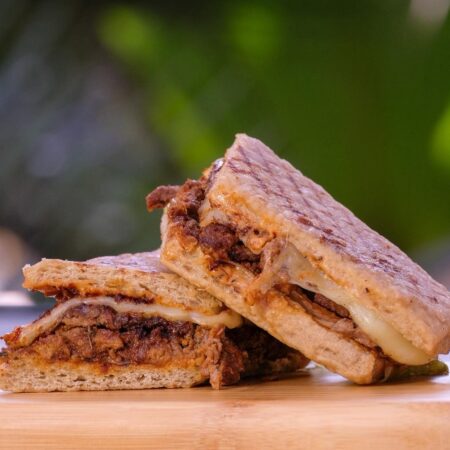 Yaaji Beef Steak Panini